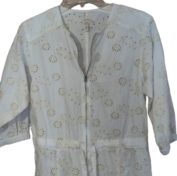 La Vie Rebecca Taylor Eyelet Poplin Size XS - Picture 4 of 9